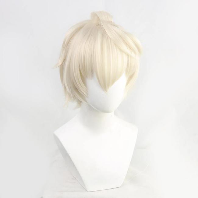 Bennett From Genshin Impact Halloween Golden Cosplay Wig