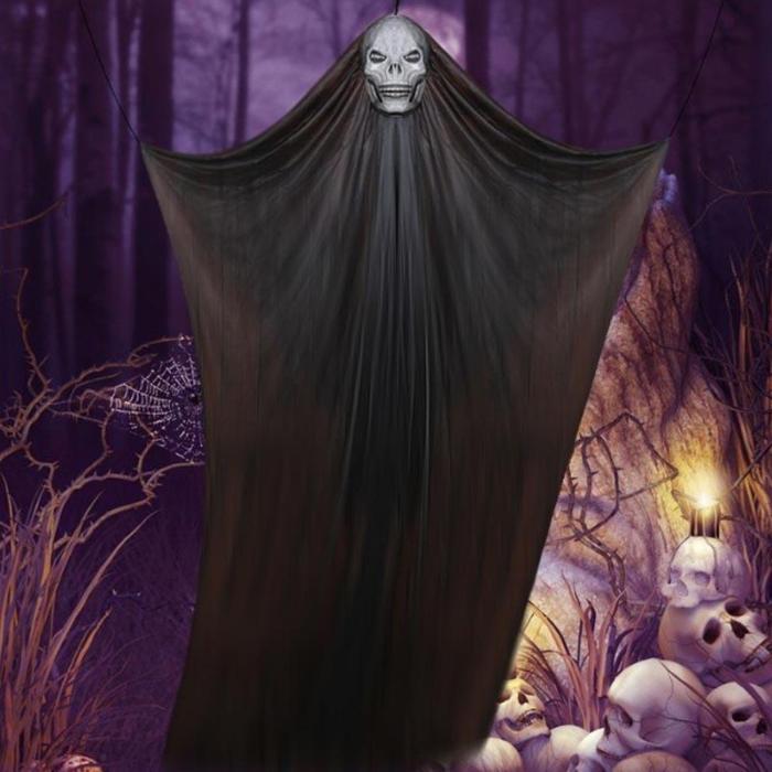 Halloween Decoration Horror Skull Hanging Cloth Props