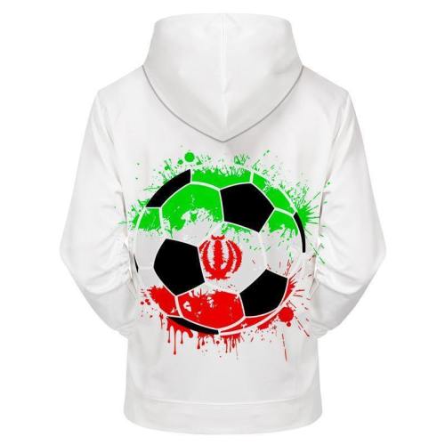 Iran Soccer 3D - Sweatshirt, Hoodie, Pullover