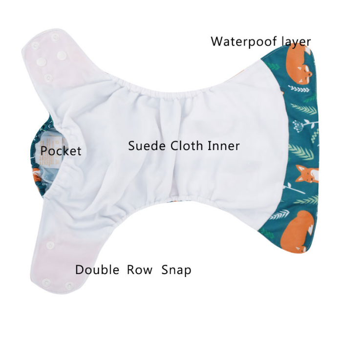 Washable Eco-Friendly Cloth Diaper