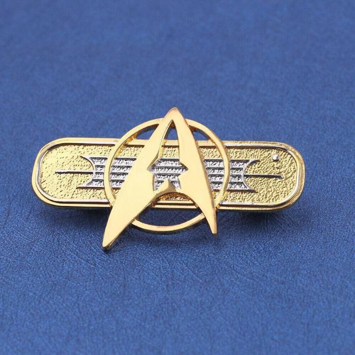 Star Trek The Original Series Tos Captain Kirk Starfleet Pin Brooch Badge
