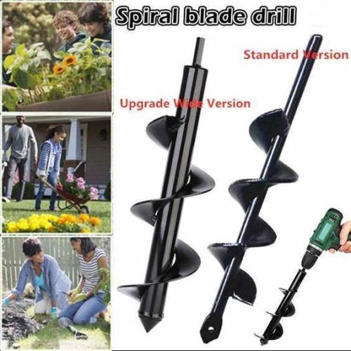 Garden Auger - Spiral Drill Bit