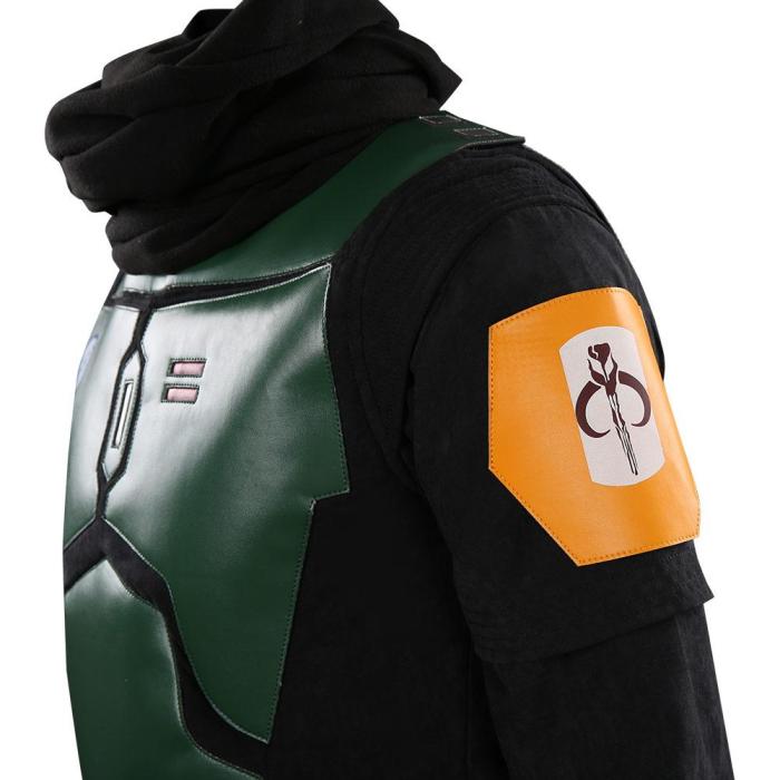 Mandalorian Boba Fett Outfits Halloween Carnival Suit Cosplay Costume