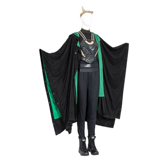 Female Loki  Lady Loki Variant Sylvie Lushton Cosplay Costume Suit