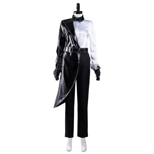 Cruella Black White Shirt Coat Pants Outfits Halloween Carnival Suit Cosplay Costume