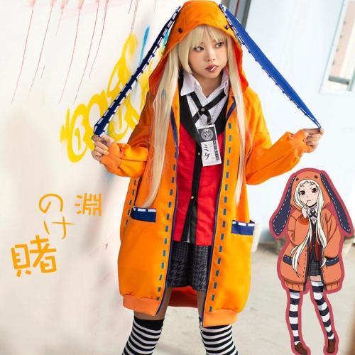 Kakegurui Compulsive Gambler Runa Yomozuki Halloween Cosplay Costume