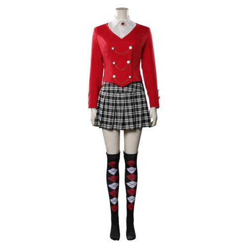 Heathers The Musical-Heather Chandler Uniform Skirt Outfits Halloween Carnival Costume Cosplay Costume