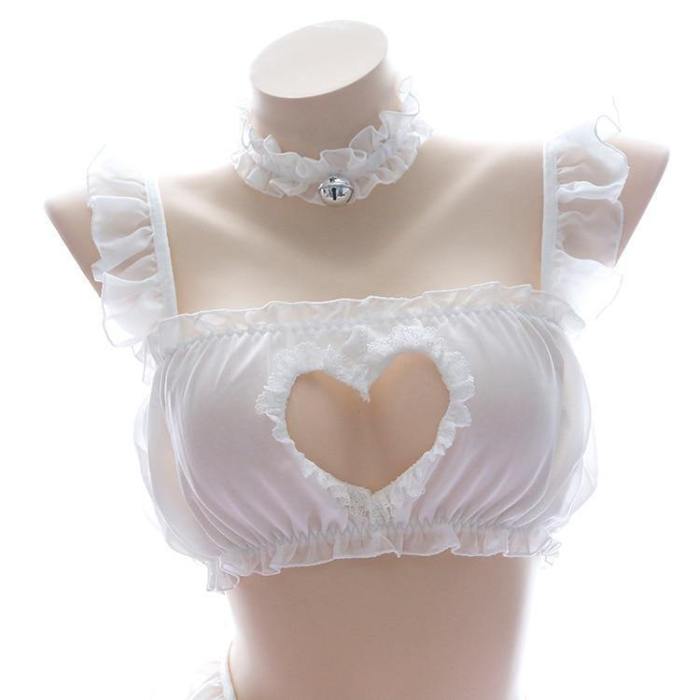 Peekaboo Heart Lingerie Set