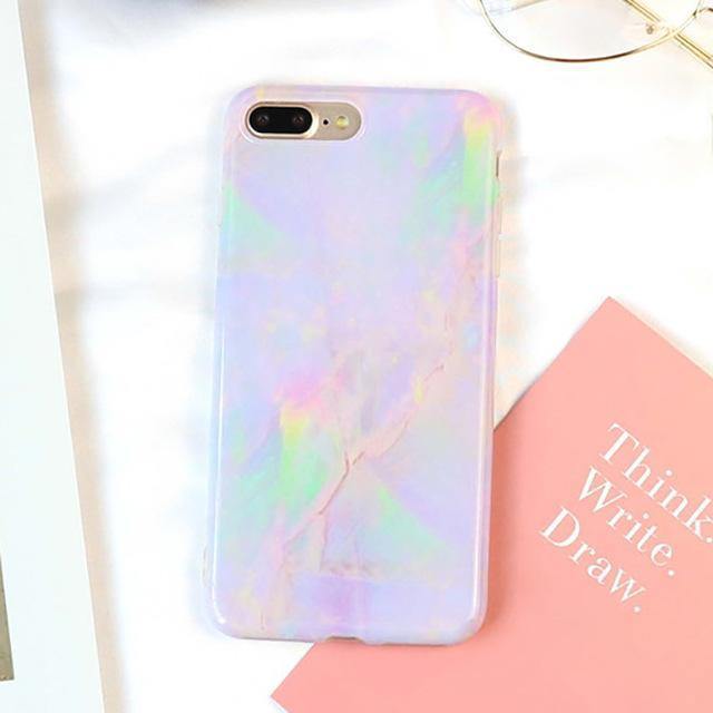 Pastel Marbled Phone Cases