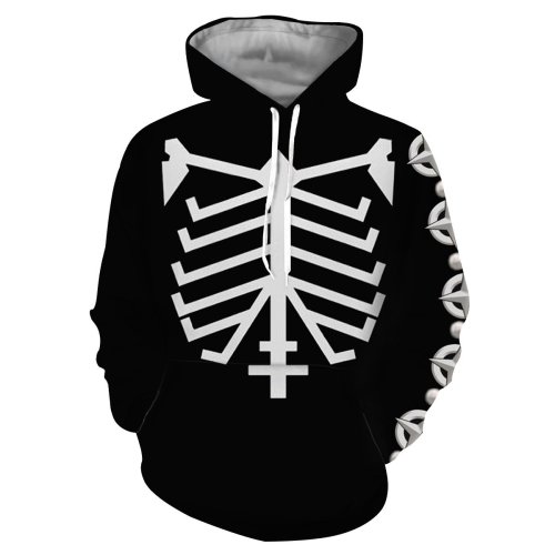 The World Ends With You Game Skeleton Cosplay Unisex 3D Printed Hoodie Sweatshirt Pullover