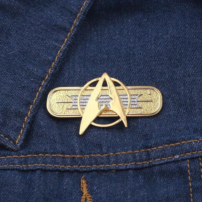 Star Trek Pin The Original Series Tos Captain Kirk Starfleet Brooches Badge