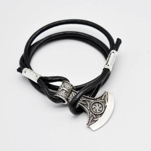 Thor'S Hammer Viking Wrap Bracelet