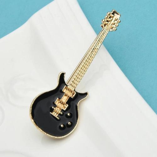 Stylish Musical Instrument Guitar Brooch Pins