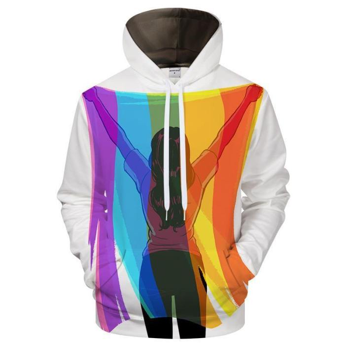 My Pride Flag Hoodie 3D Sweatshirt Pullover Hoodie