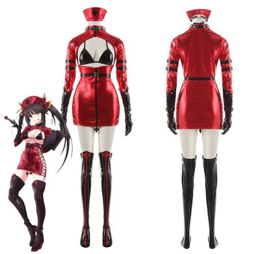 Anime Date A Bullet Tokisaki Kurumi Women Girls Nurse Uniform Outfits Halloween Carnival Costume Cosplay Costume