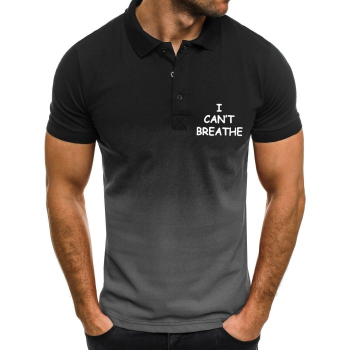 Men'S  Casual Short Sleeves Breathable Us Size Polo