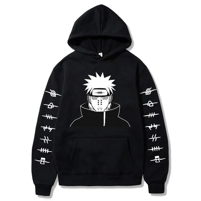 Naruto Hoodies Streetwear Itachi Pullover Sweatshirt Hip Hop Hoodie