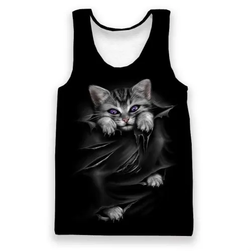 Small Cat Tank Top