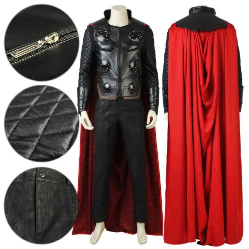 Thor Odinson Avengers 3: Infinity War Cosplay Costume - Only Red Cape