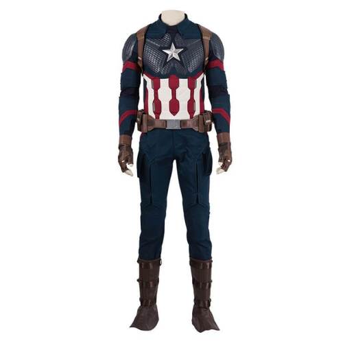 Avengers Endgame Captain America Steve Rogers Outfits Cosplay Costume