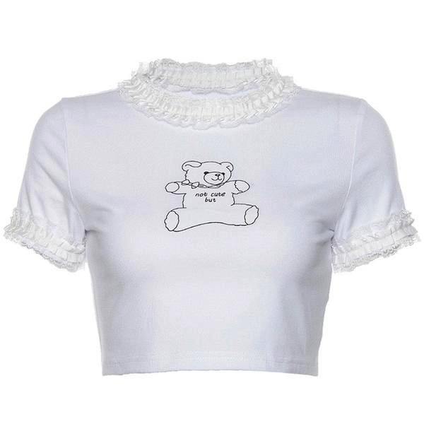 Not Cute Teddy Crop Top