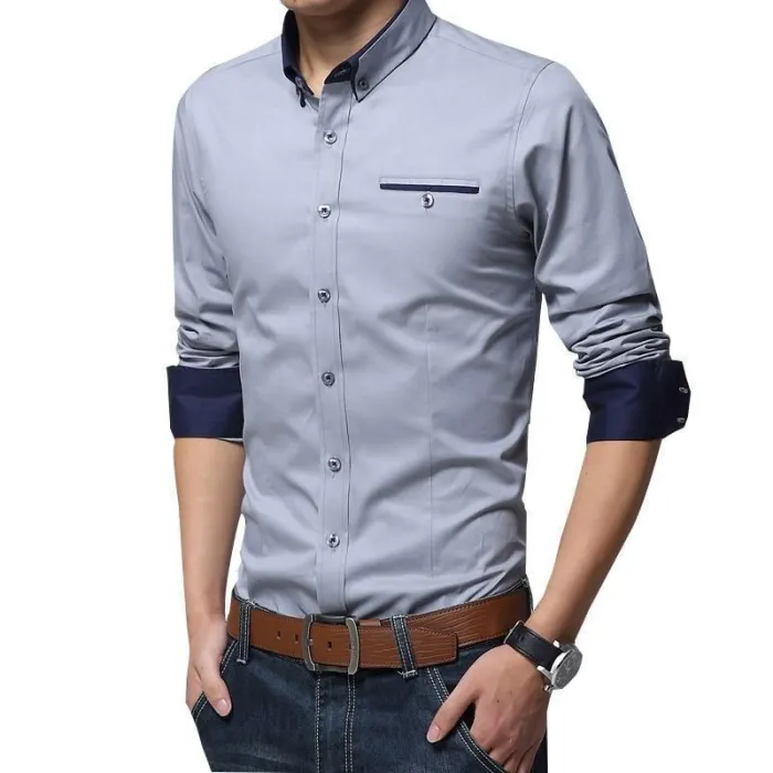 Casual Social Formal  Business Shirt Men
