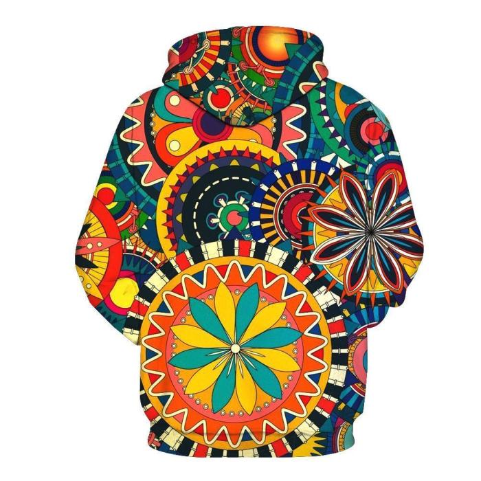 Colorful Mandalas 3D Logo Hoodie For Men And Women Sweatshirt