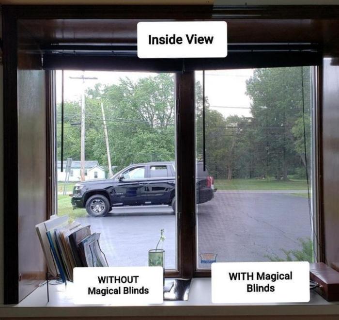 1-Way Vision Horizontal Blinds (Applies To Exterior)