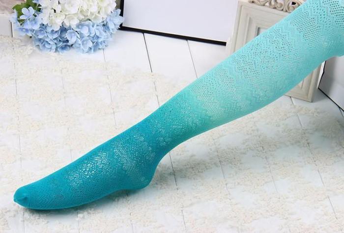 Ombre Lace Tights