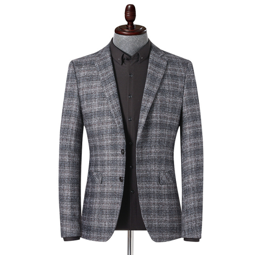Men'S Business Plaid Suit
