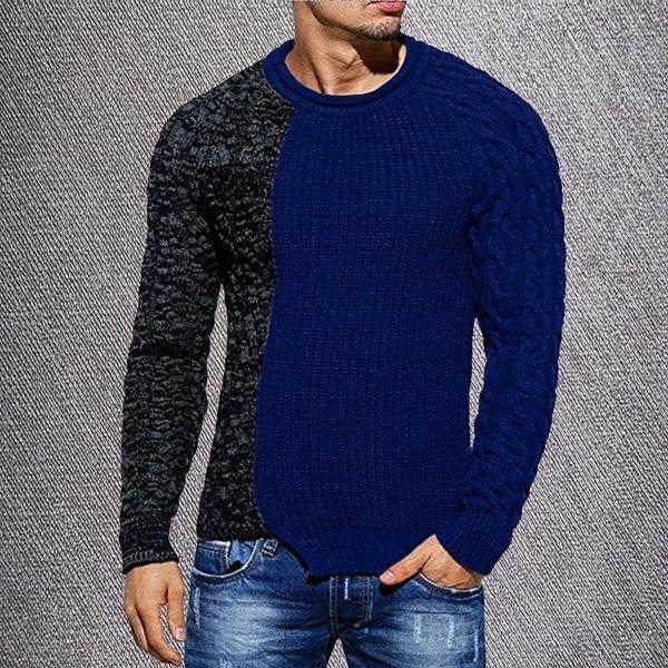 Men'S Fashion Knitting Sweater Low Round Neck  Ariivals