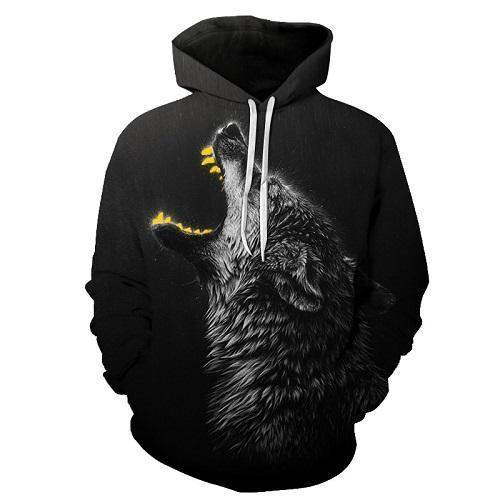 Galaxy Wolves 3D Sweatshirt Hoodie Pullover