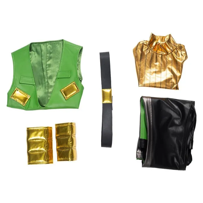 Jojo‘S Bizarre Adventure Ermes Costello Outfits Halloween Carnival Suit Cosplay Costume