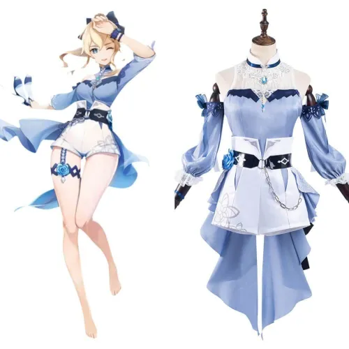 Genshin Impact Jean Sea Breeze Summer Skin Cosplay Costume Swimsuit
