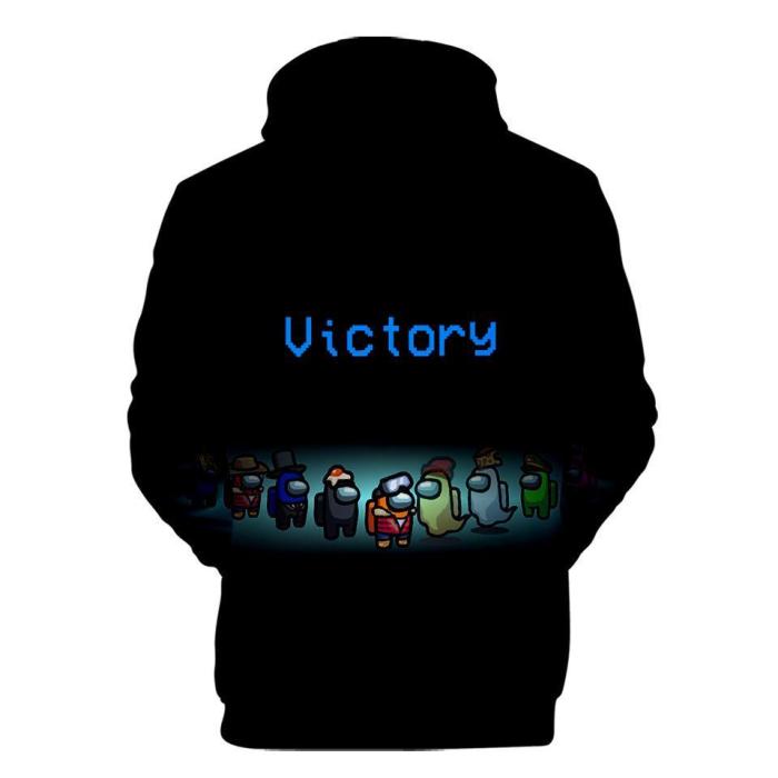 Kids Style-22 Impostor Crewmate Among Us Cartoon Game Victory Unisex 3D Printed Hoodie Pullover Sweatshirt