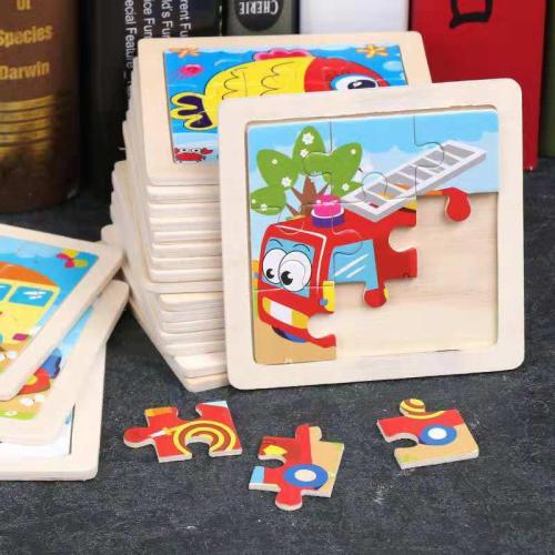 Kids Wooden Educational Toy Puzzle Learn From Home