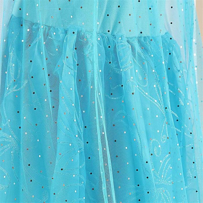 Kids Princess Dress Snow Queen 2 Elsa Party Cosplay Costume For Girls