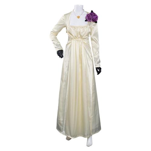 Resident Evil Village Alcina Dimitrescu Outfits Halloween Carnival Suit Cosplay Costume