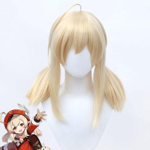 Klee From Genshin Impact Halloween Golden Cosplay Wig