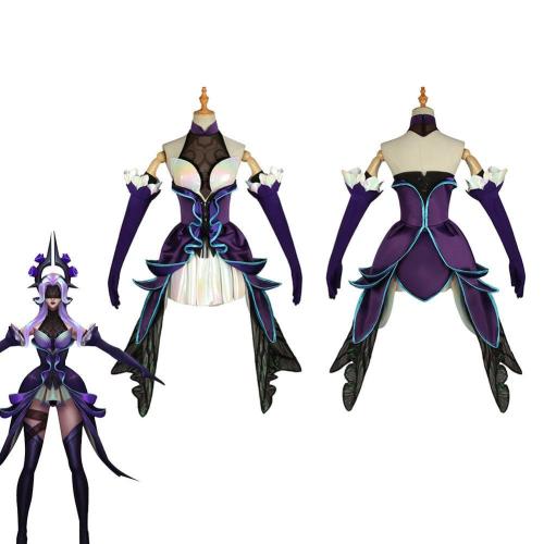 League Of Legends Lol The Dark Sovereign Syndra Withered Rose Outfits Halloween Carnival Suit Cosplay Costume