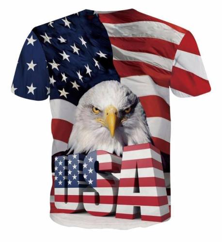 Summer Usa Eagle 3D T-Shirt