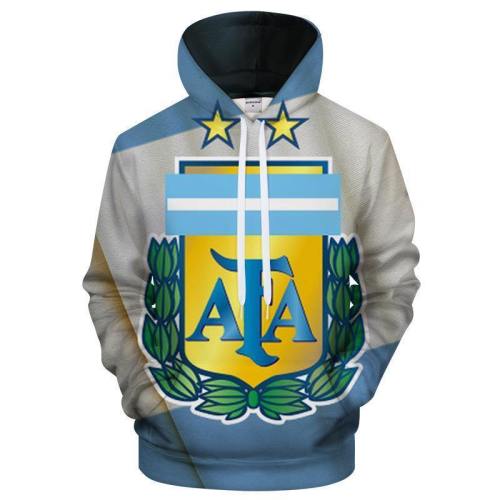 Argentina Logo 3D - Sweatshirt, Hoodie, Pullover