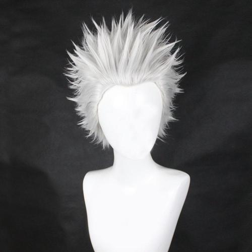 Tobirama Senju From Naruto Halloween Silver White Cosplay Wig