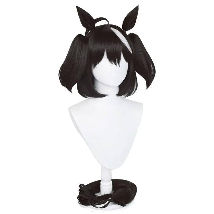 Pretty Derby Kitasan Black Heat Resistant Synthetic Hair Carnival Halloween Party Props Cosplay Wig