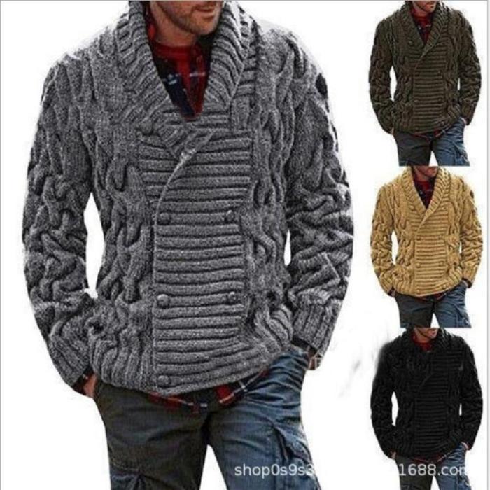 Men'S Knit Colorful Sweater