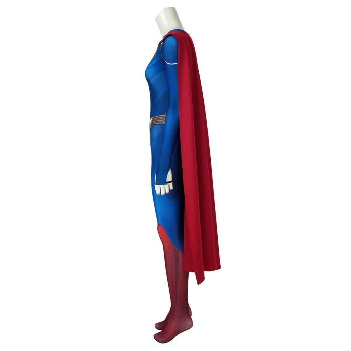 Supergirl Kara Danvers Supergirl Season 5 Jumpsuit Cosplay Costume -