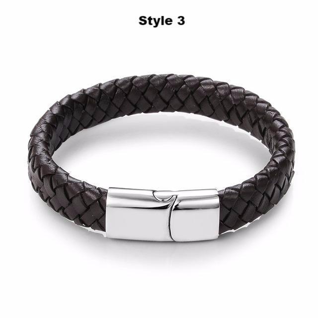 Stronghold Leather Bracelet Series