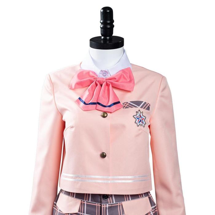 Aikatsu Planet! Seirei High School Uniform Shirt Shorts Outfits Halloween Carnival Suit Cosplay Costume