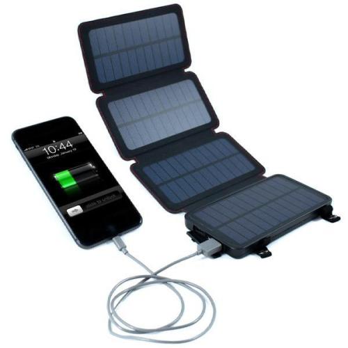 Solar Powered Battery Bank - Wireless Charger