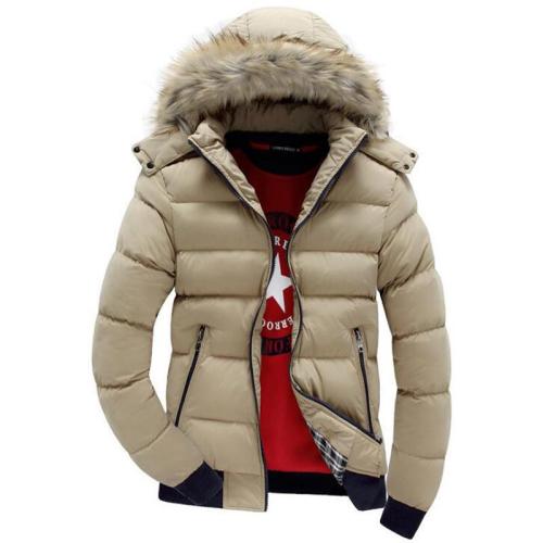 Winter Jacket For Men  With Hood Thick Warm Men'S Parka